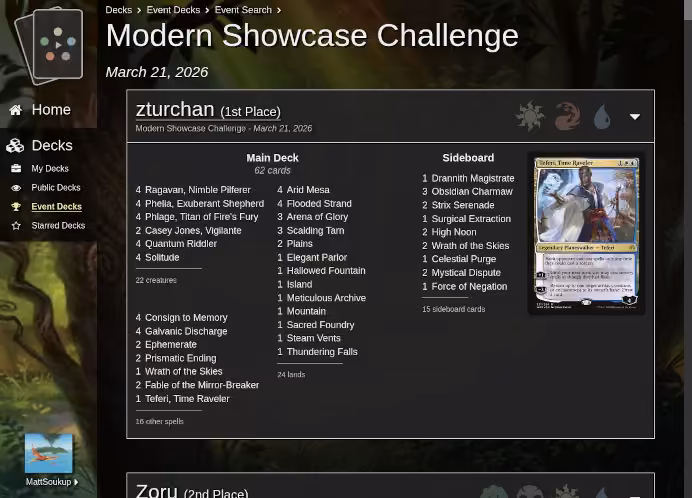 Events Screenshot