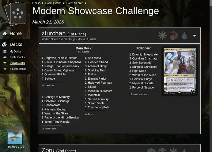 Events Screenshot