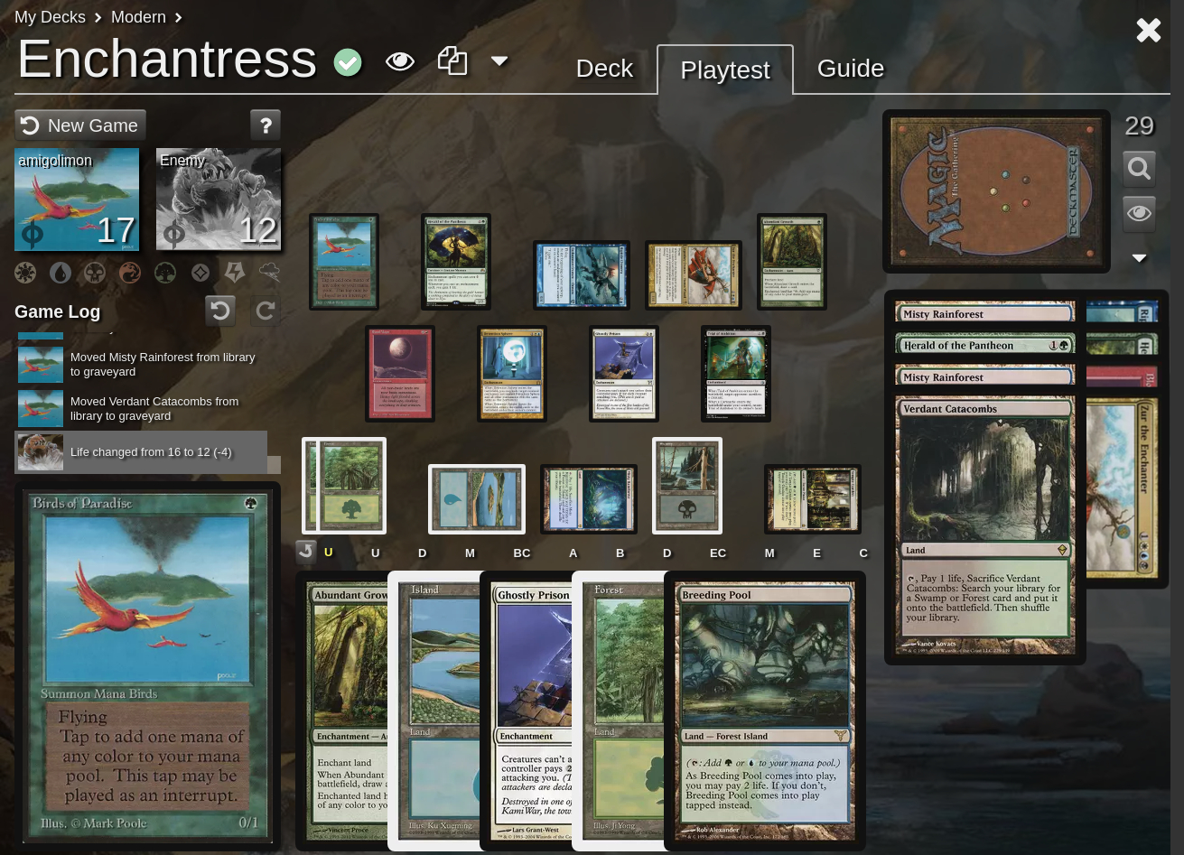Magic Deck Builder Magic in the Browser